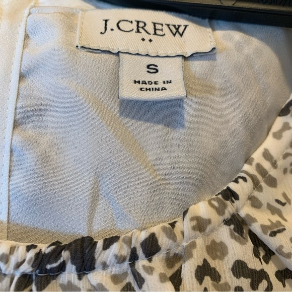 J CREW Factory Women's Multicolor Snake print smocked-waist dress Small - Picture 3 of 6